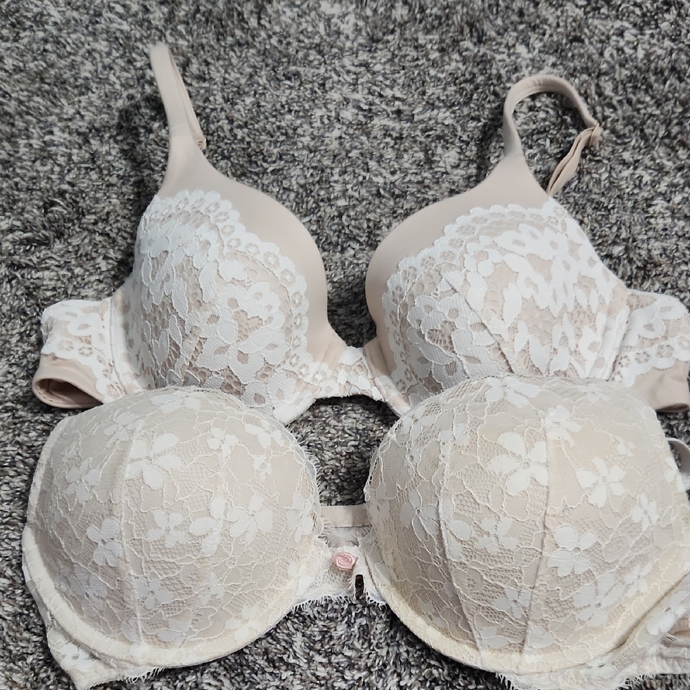 2 Victorias Secret Bra's Bundle 36C